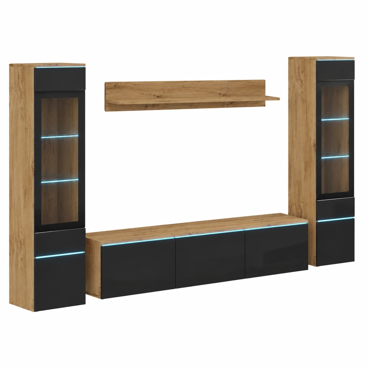 Ensemble de meubles salon moderne, 4 pièces pour télévision