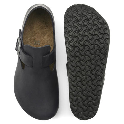London Oiled Leather Black