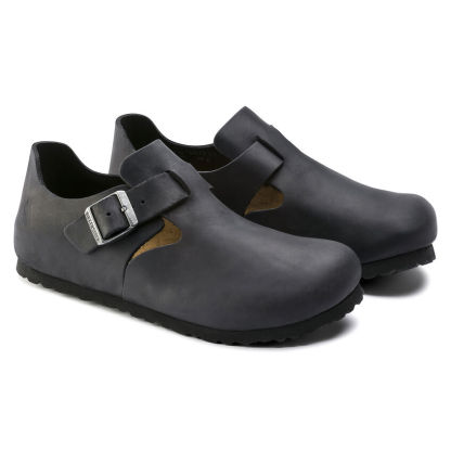 London Oiled Leather Black