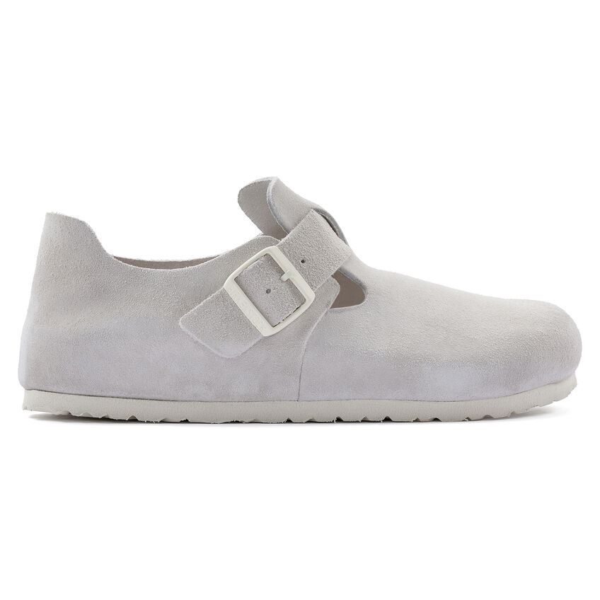 London Suede Leather  Antique White