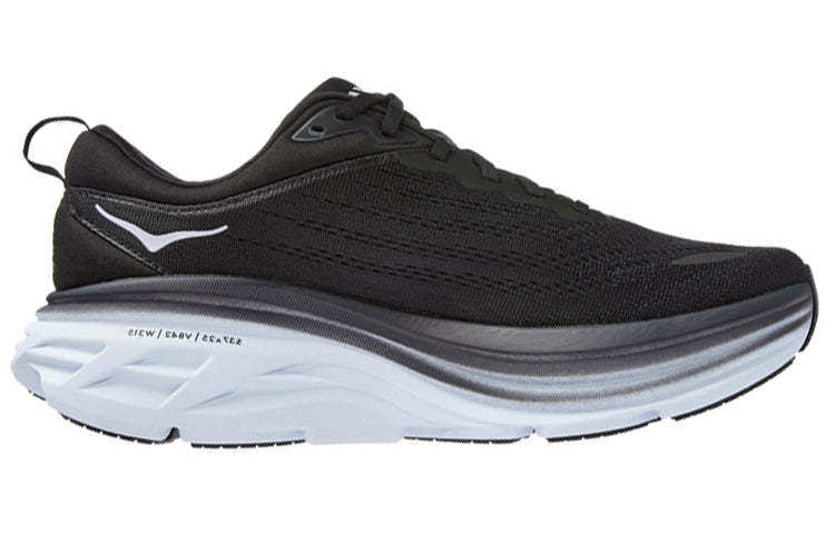 hoka ONE ONE Bondi 8 'Black White' 1123202-BWHT