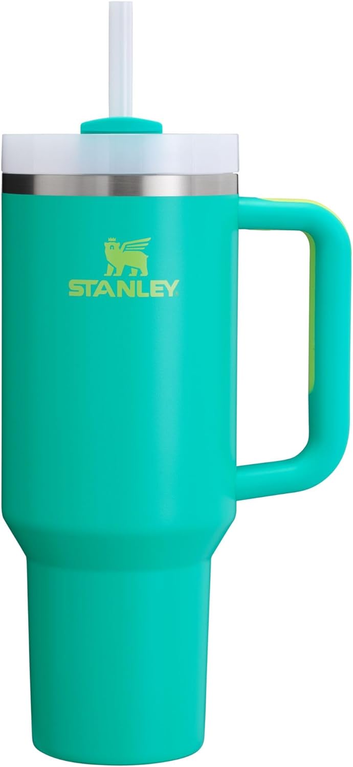 Stanthtley Quencher H2.0 FlowState Stainless Steel Vacuum Insulated Tumbler with Lid and Straw for Water, Iced Tea or Coffee