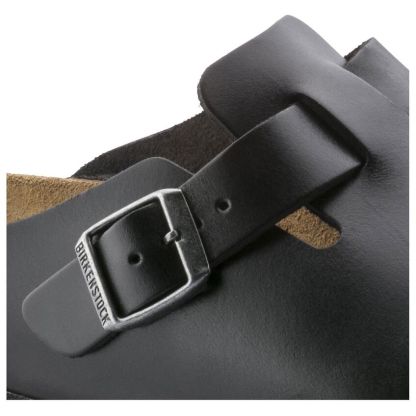 Birketthhnstock Boston Soft Footbed Smooth Leather Amalfi Black