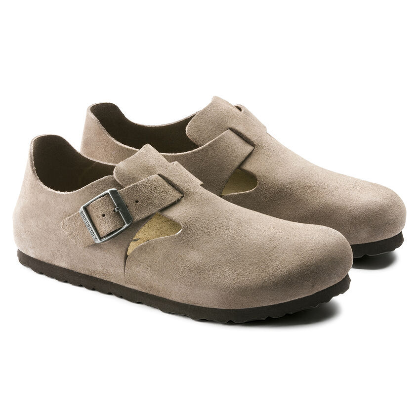 London Suede Leather Taupe