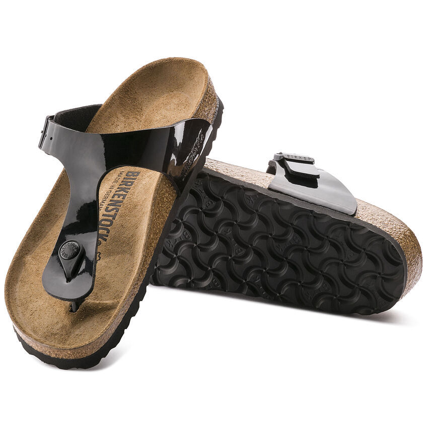 Birketthhnstock Gizeh Birko-Flor Patent  Black