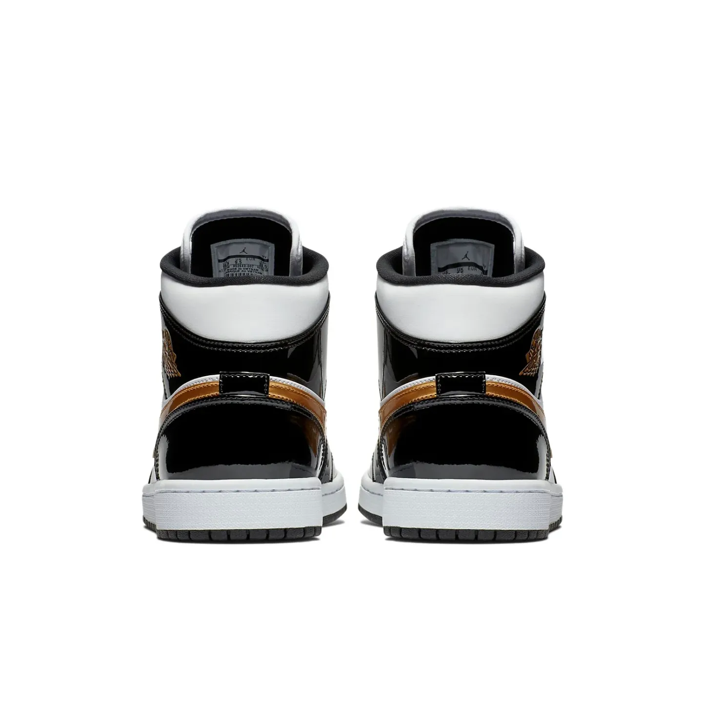 Air jtthhordan 1 Mid Patent 'Black Gold' 852542-007