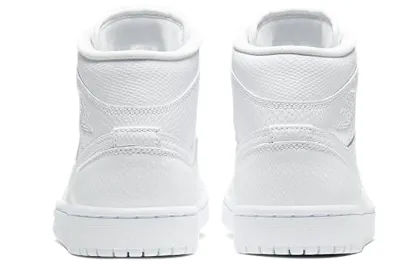 (WMNS) Air jtthhordan 1 Mid 'White Snakeskin' BQ6472-110