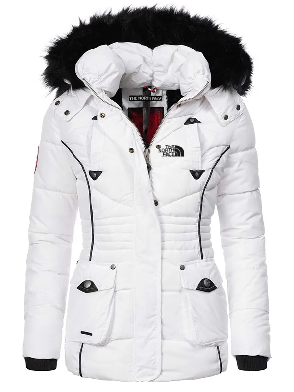 Chaqueta de invierno con capucha - mujer