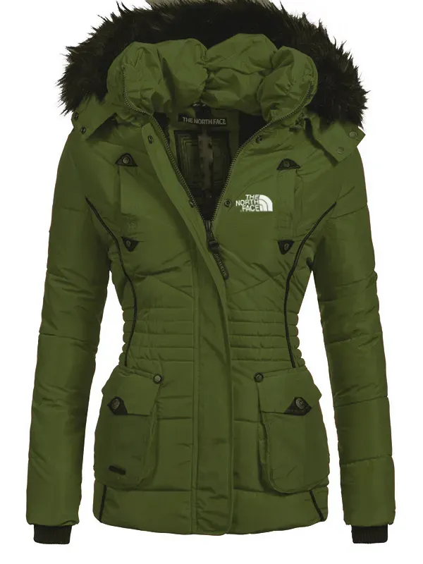 Chaqueta de invierno con capucha - mujer
