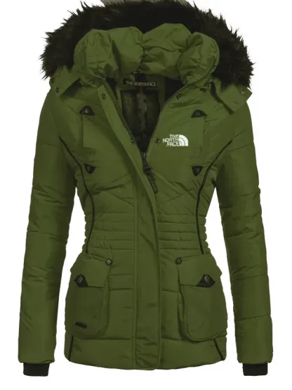 Chaqueta de invierno con capucha - mujer