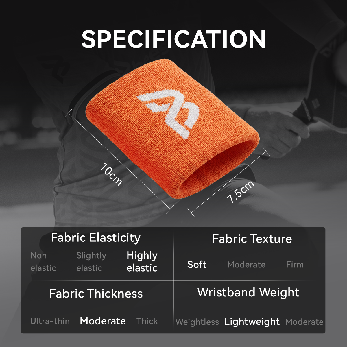 beesoul Sports Wrist Brace: Peak Ball Fitness Wrist Brace for Tendonitis and Sprains—For Men and Women, Badminton and Tennis