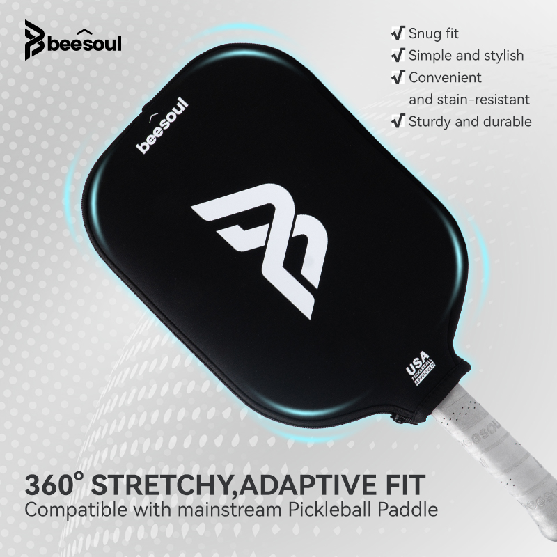 Beesoul Pickleball Racket Universal Protective Cover—Waterproof, Wear-Resistant, Shock-Resistant, and Dust-Proof