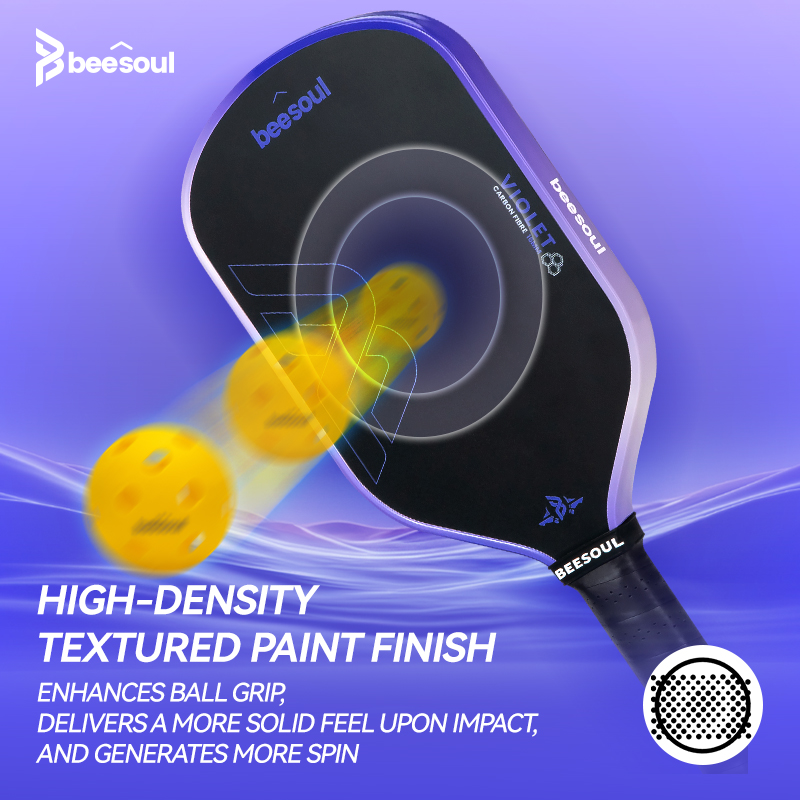 Blazing Flame Pickleball Racket and Cricket Bat Carbon Fiber T700 Double Racket Starter Pickleball Set