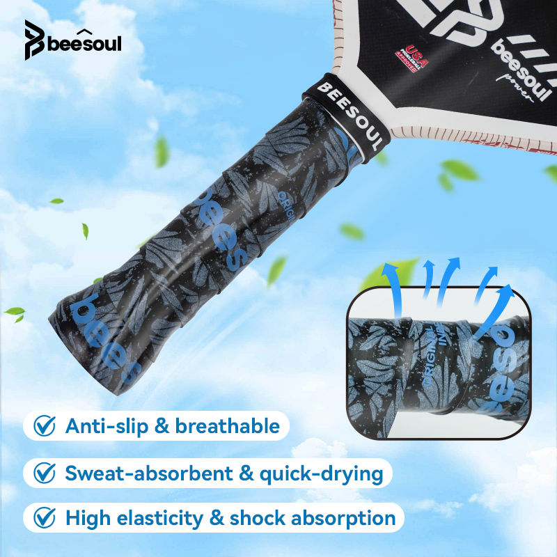 Beesoul Pickleball Paddle Grip: Non-Slip, Sweat-Wicking, High-End Shock-Absorbing Grip Designed Specifically for Pickleball
