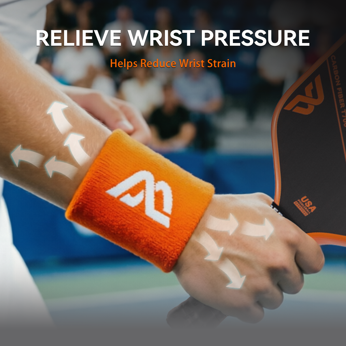 beesoul Sports Wrist Brace: Peak Ball Fitness Wrist Brace for Tendonitis and Sprains—For Men and Women, Badminton and Tennis