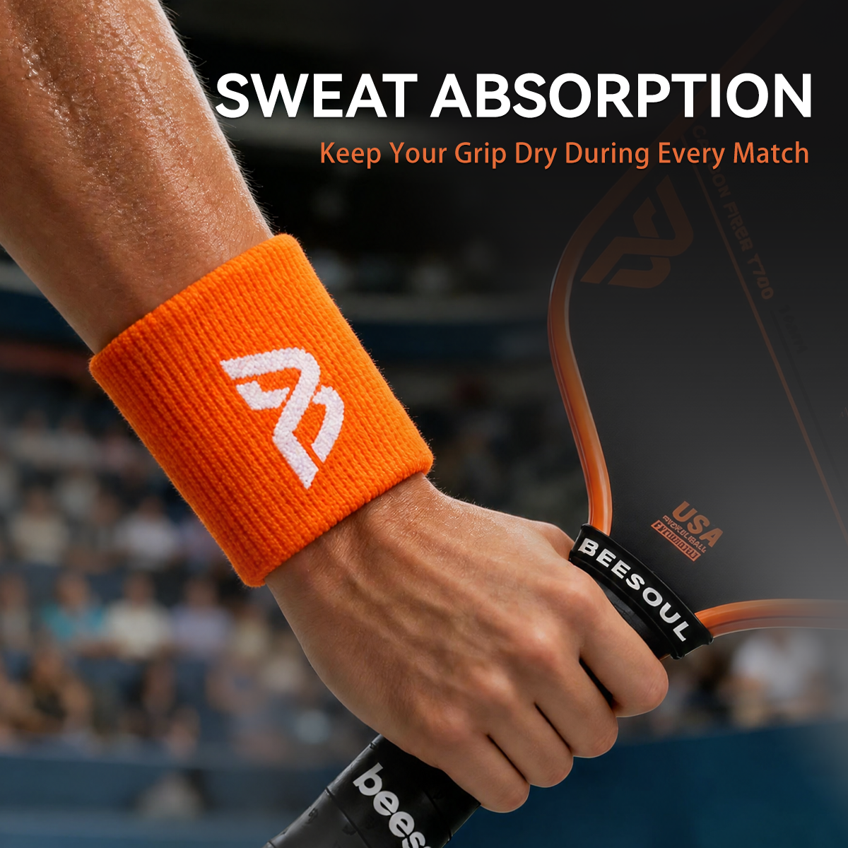 beesoul Sports Wrist Brace: Peak Ball Fitness Wrist Brace for Tendonitis and Sprains—For Men and Women, Badminton and Tennis