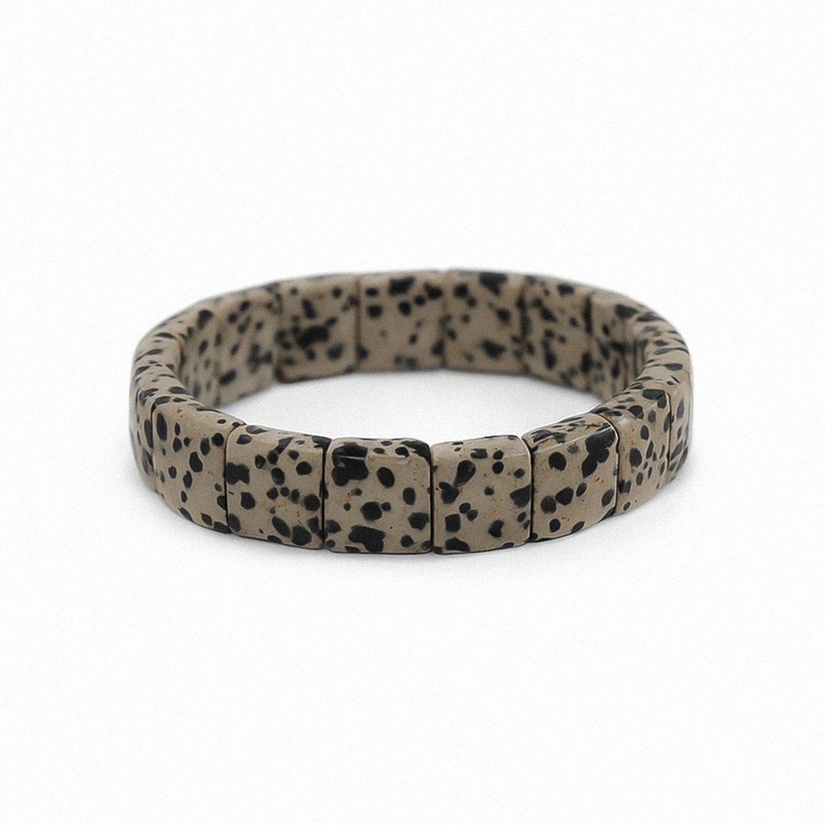 Dalmatian Jasper Flat Bracelet – Joy