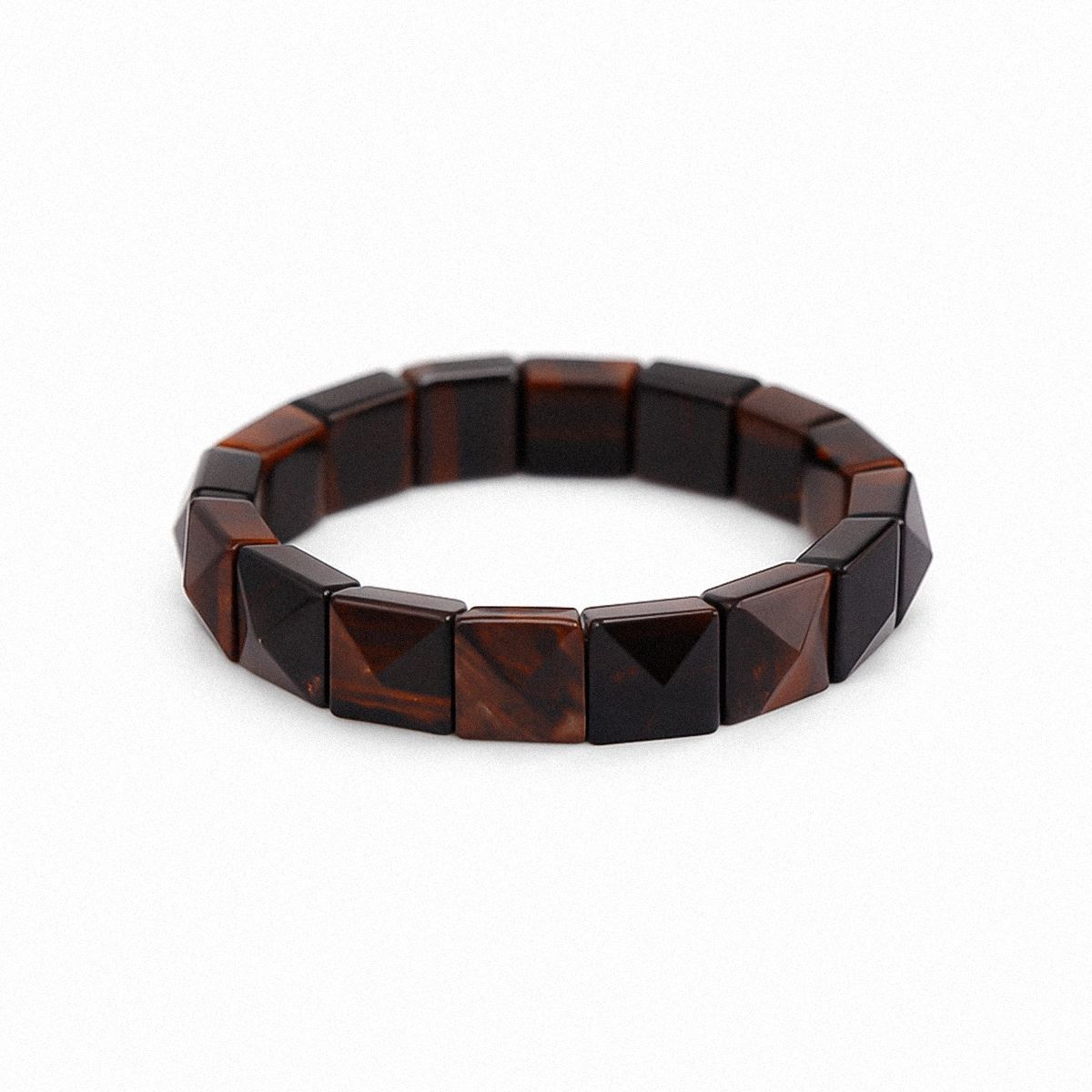 Red Tiger Eye Flat Bracelet