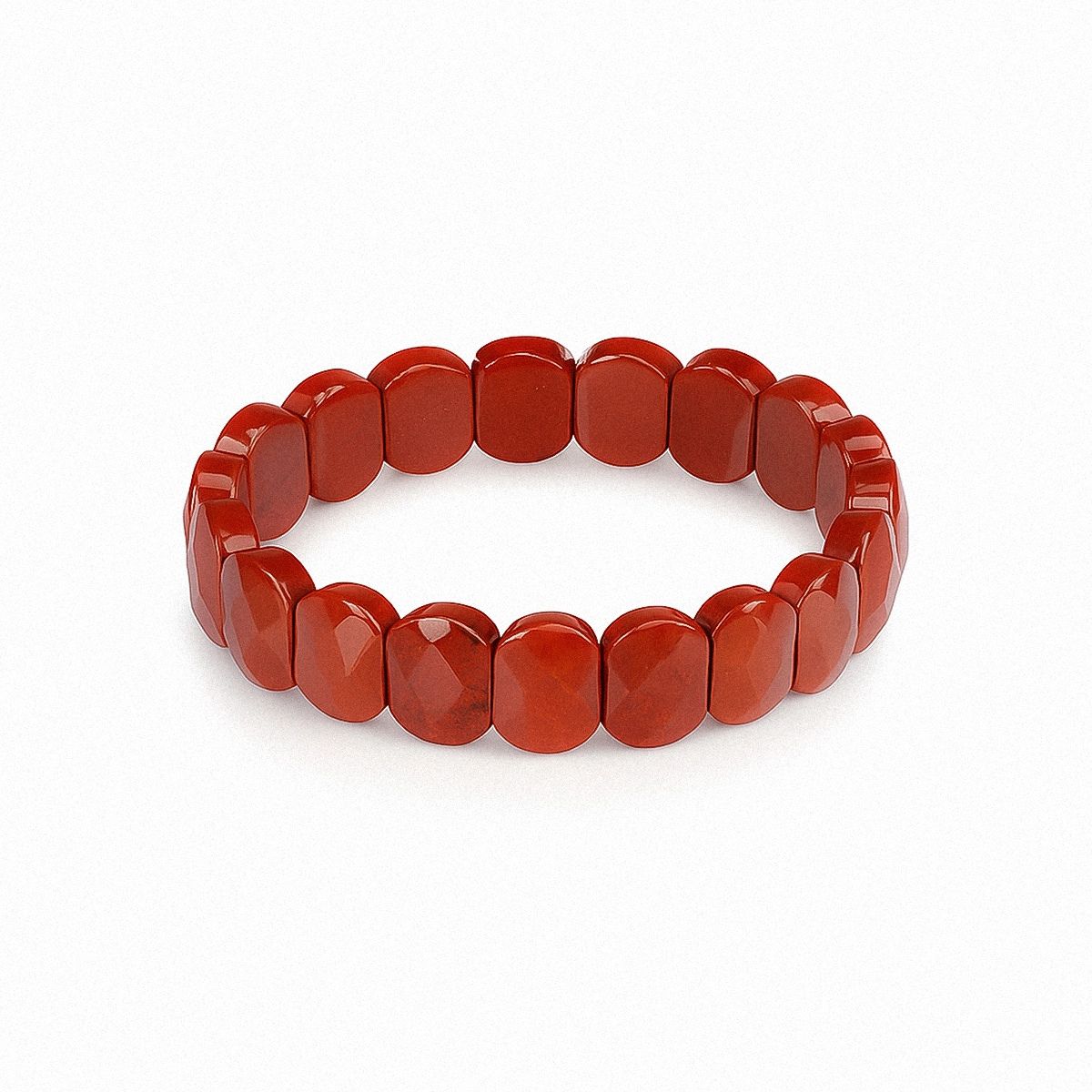 Red Jasper Flat Bracelet