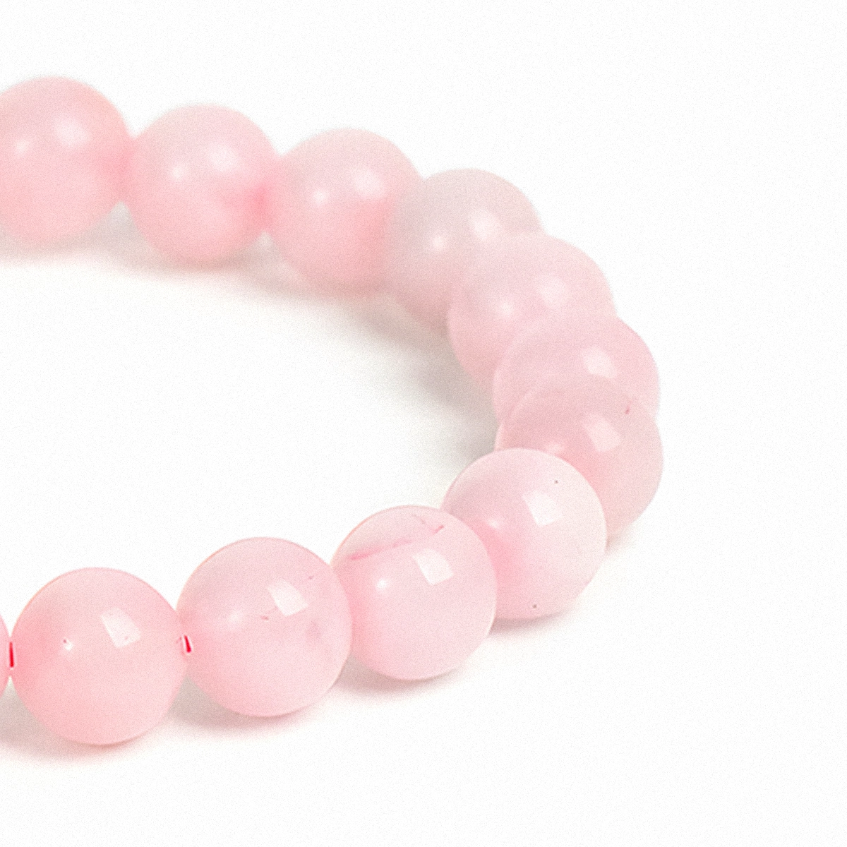 Rose Quartz Round Bracelet