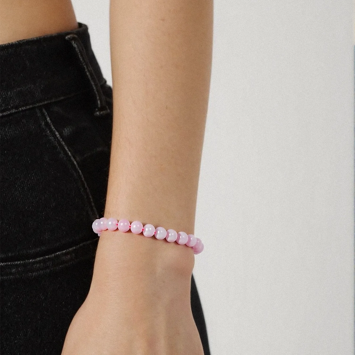 Rose Quartz Round Bracelet
