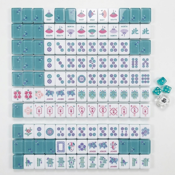 Blue Jelly Butterfly Mahjong