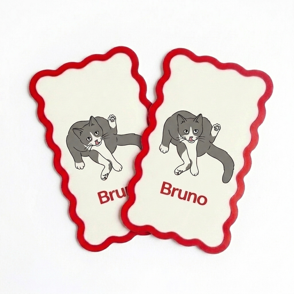Personalized Hand-draw Style Shuffler Card