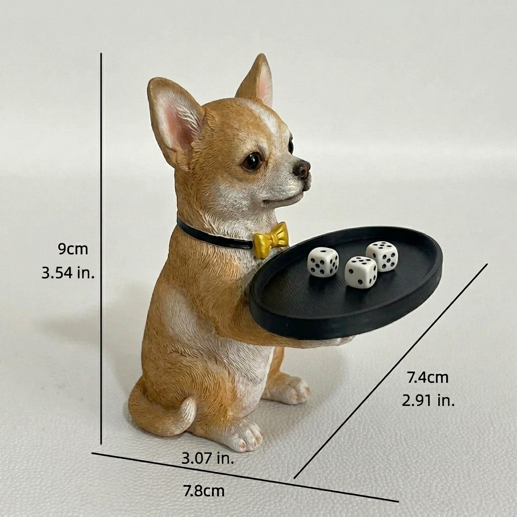Custom Photo Pet Dice Holder (Resin 3D Printed)