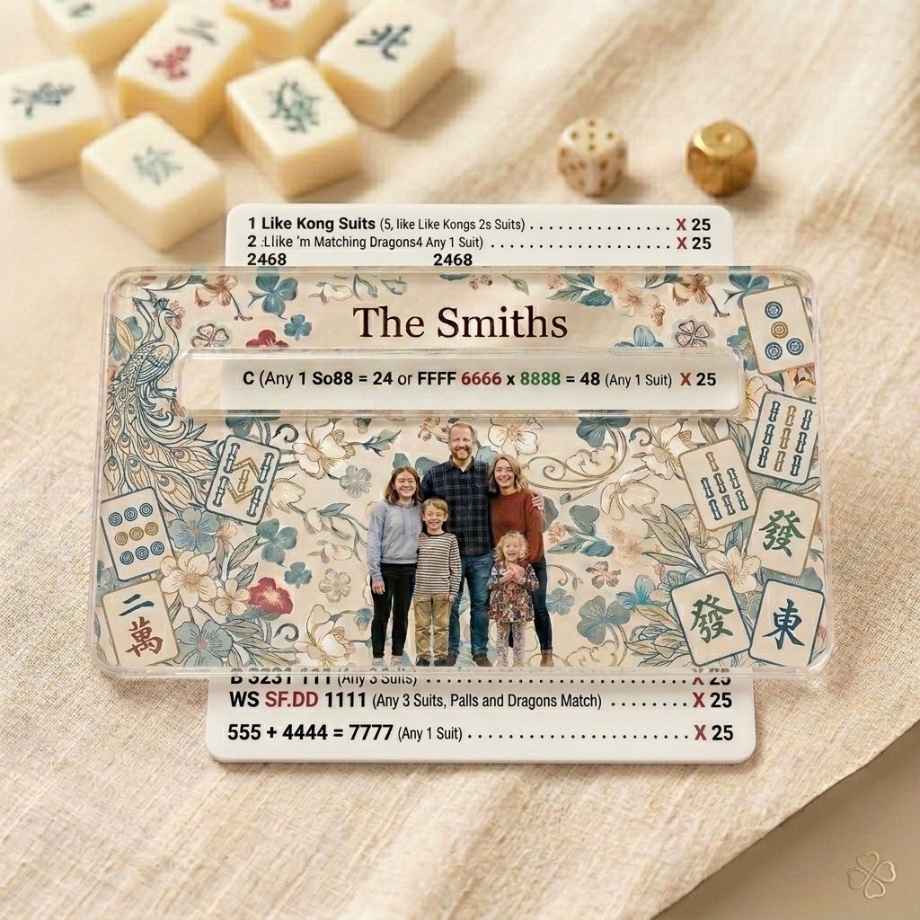 Personalized Mahjong Line Finder, best gift for your Mahjong Partners