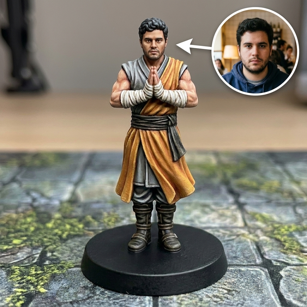 Personalised TTRPG Monk