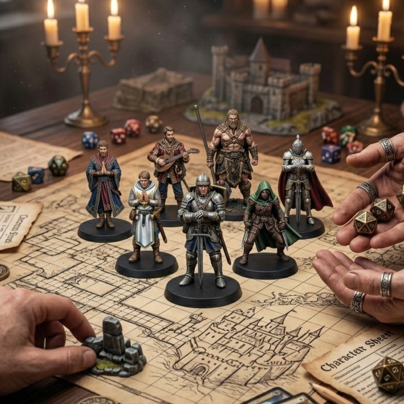 Custom Fantasy RPG Miniature