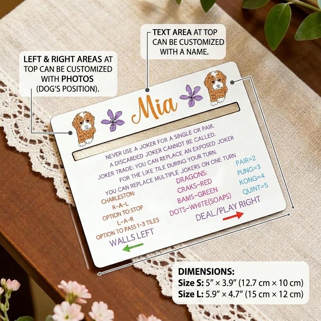Personalized Mahjong Line Finder, Best Gift for your Mahjong Partners
