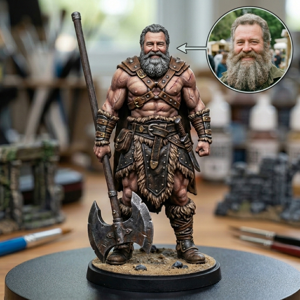 Personalised TTRPG Barbarian