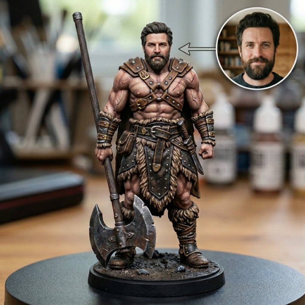 Personalised TTRPG Barbarian