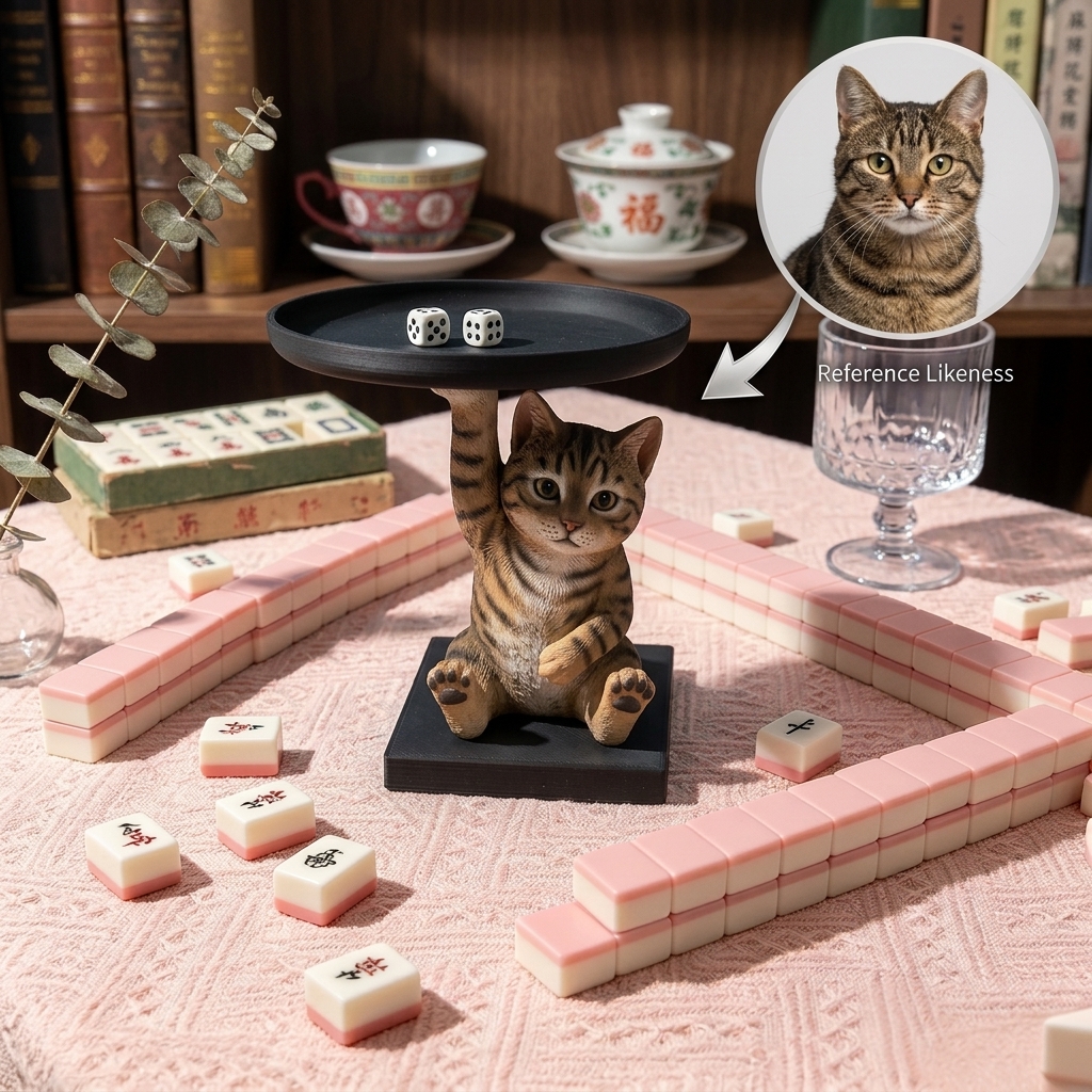 Custom Photo Pet Dice Holder (Resin 3D Printed)