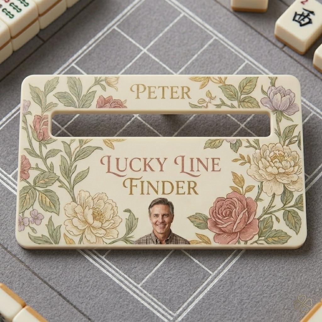 Personalized Mahjong Line Finder, best gift for your Mahjong Partners