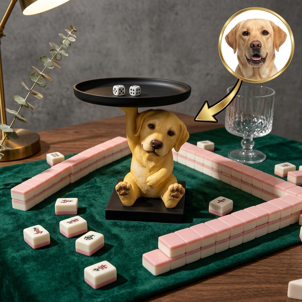 Custom Photo Pet Dice Holder (Resin 3D Printed)