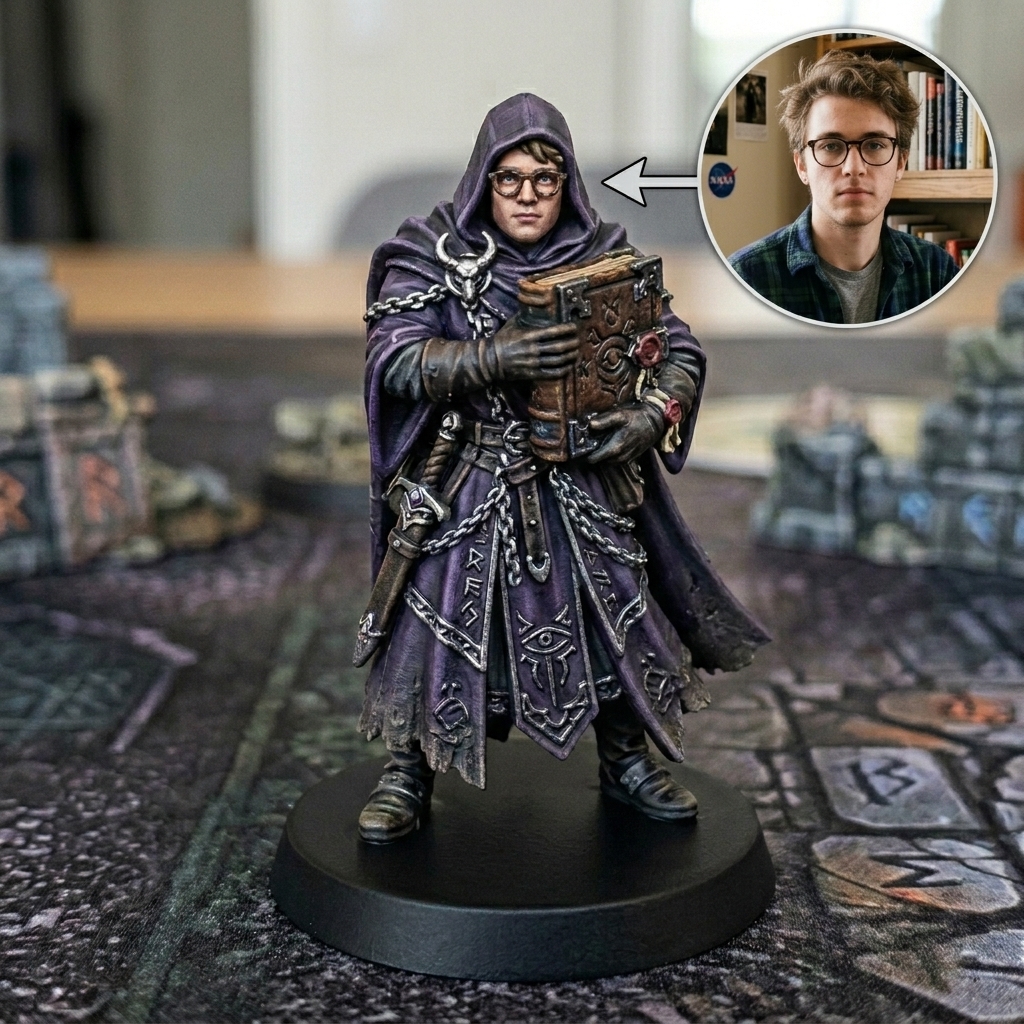 Personalised TTRPG Warlock