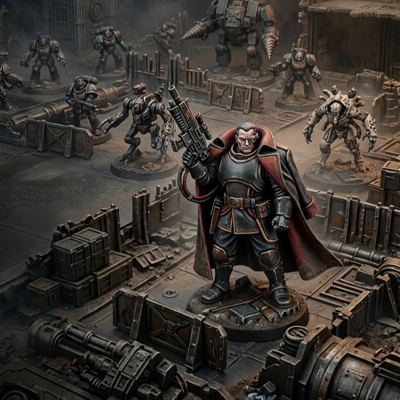 Custom Sci-Fi Wargame Miniature