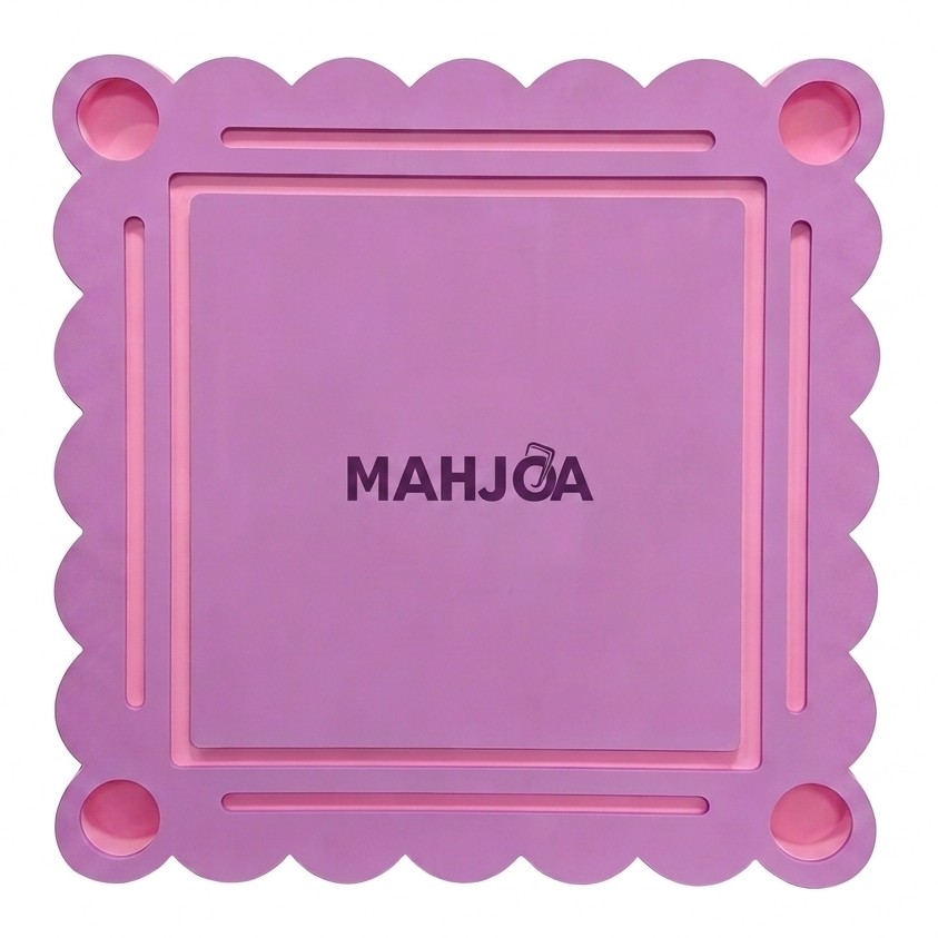 Lavender & Flamingo Pink Tint Floating Mahjong Mats