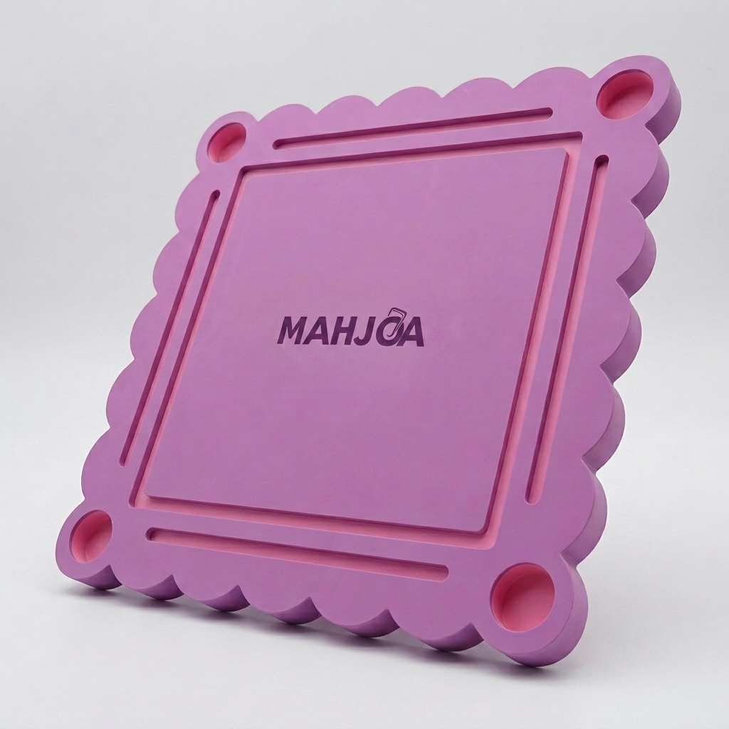 Lavender & Flamingo Pink Tint Floating Mahjong Mats