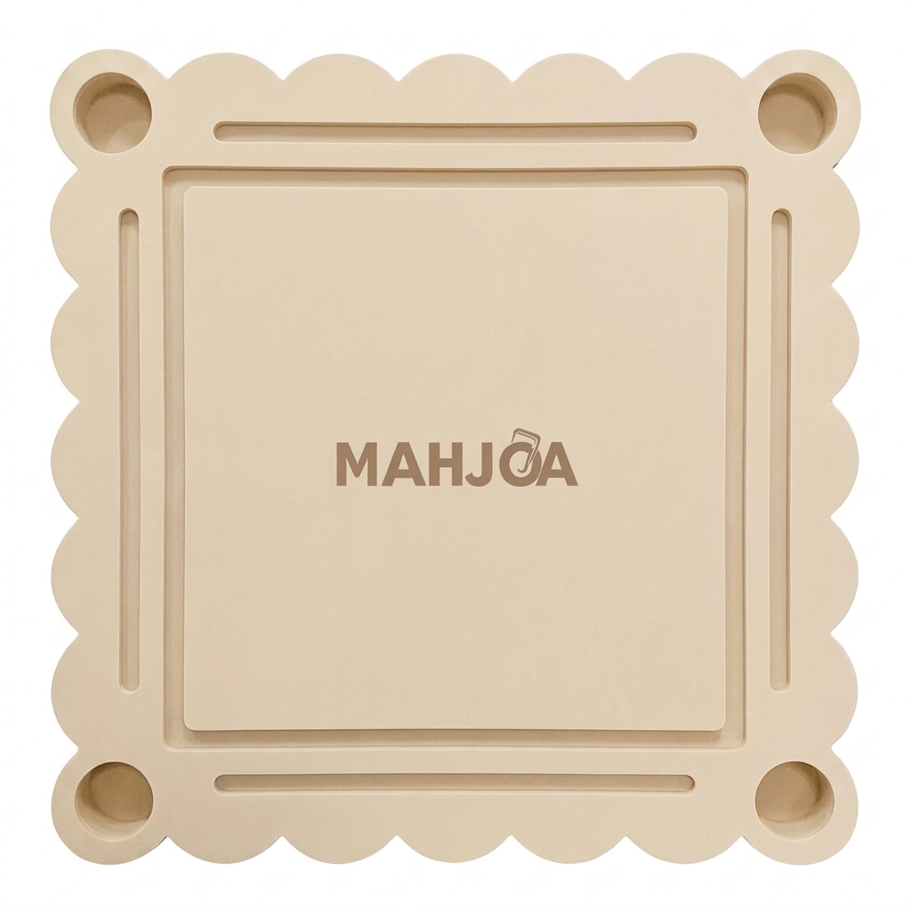 Cream Ivory Floating Mahjong Mats