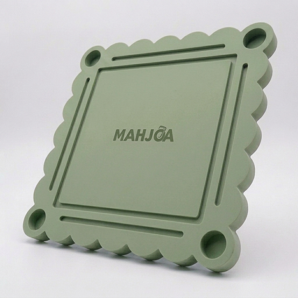Calming Sage Green Floating Mahjong Mats