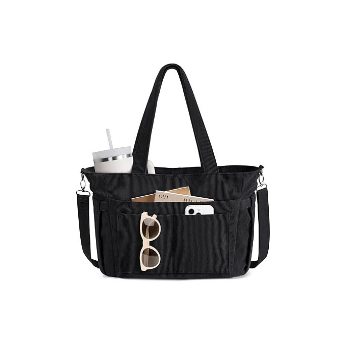 Corduroy Tote Bag for Women