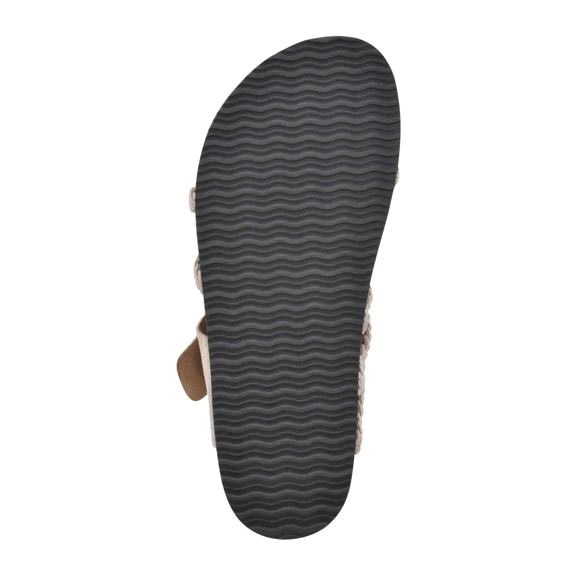 Braided Leather Flat Sandals