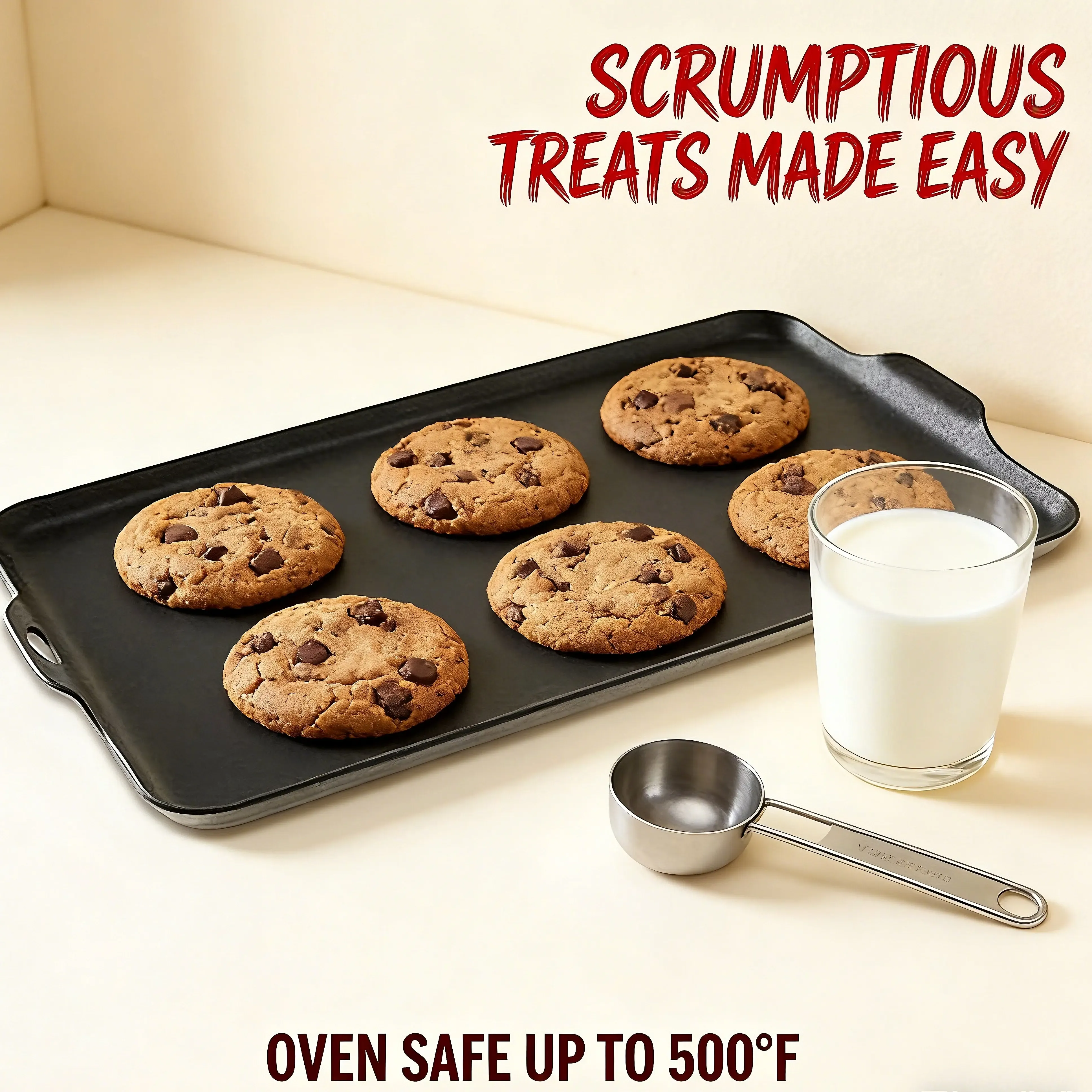 Ceramic Baking Pan, Non-stick Food-grade Baking Pan, Teflon-free Baking Pan, Perfect for Baking Bacon, Chicken Wings, Steak, Ham, Sandwich Bread, and Toast for Family Gatherings.