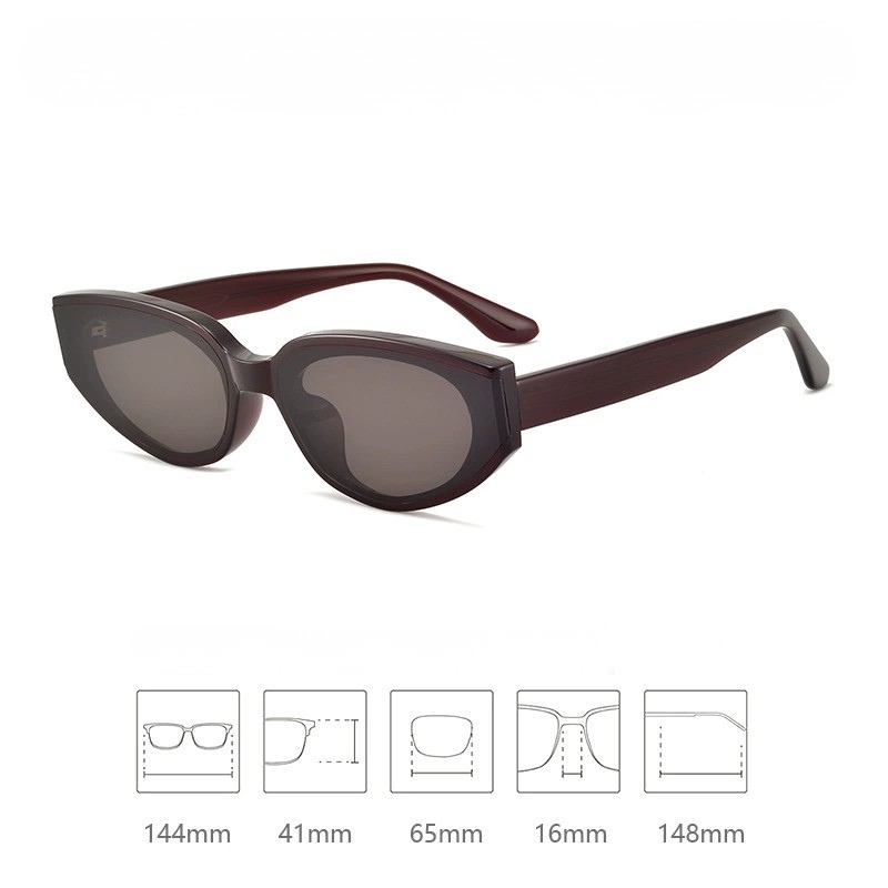Modern Flat-Lens Cat-Eye Sunglasses For Women