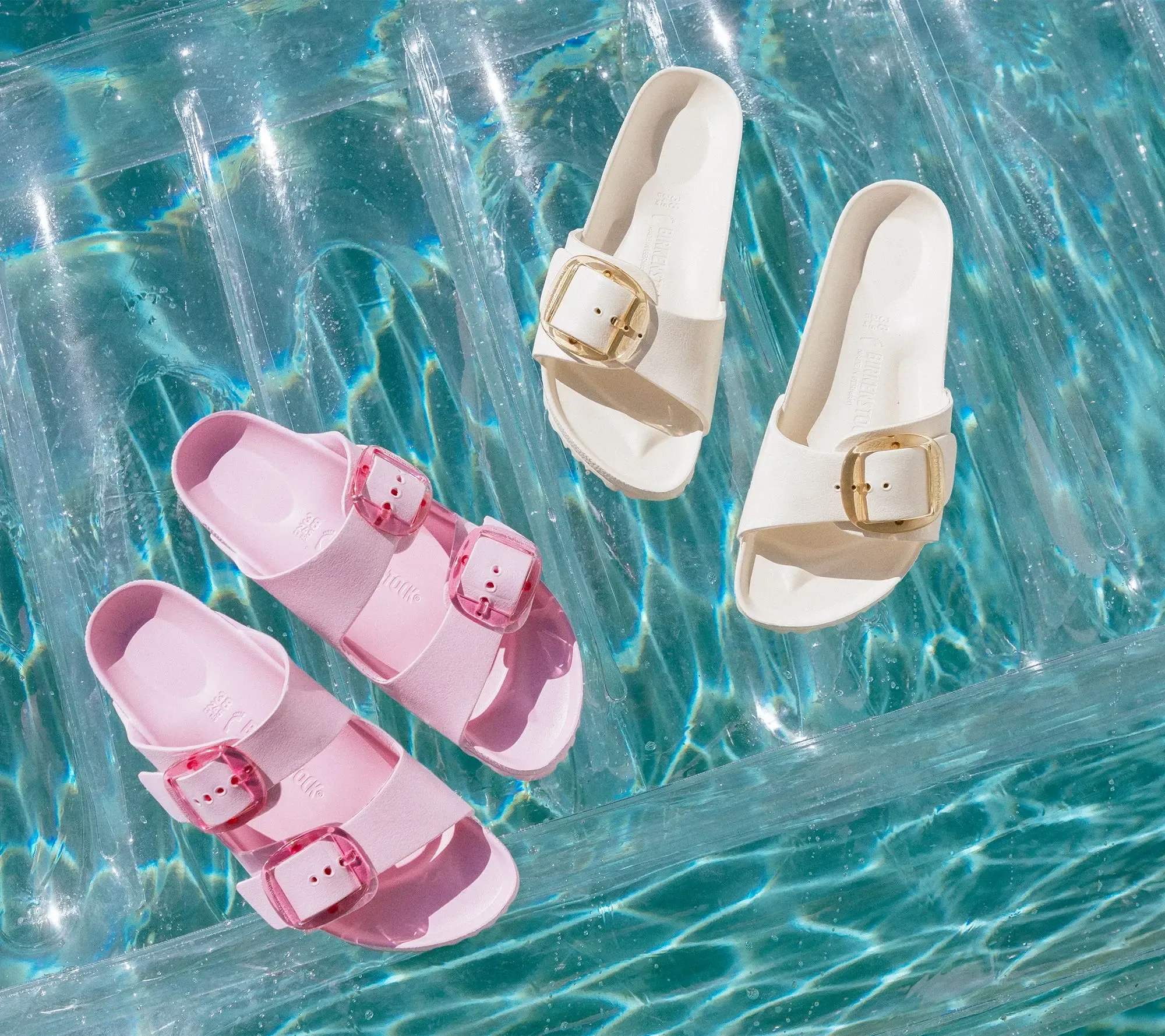 Big Buckle Slide Sandal