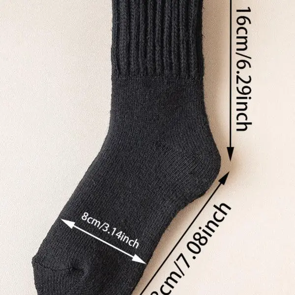 Women's Cozy Knit Socks – 5-Pair Neutral Color Set