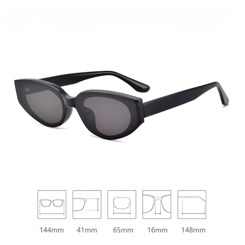 Modern Flat-Lens Cat-Eye Sunglasses For Women